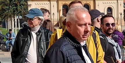 Péterffy Attila, Pécs balliberális polgármestere, szintén jelen volt a betiltott Pécs Pride eseményen.